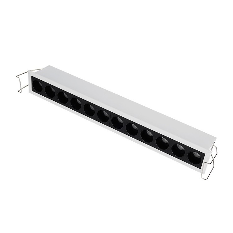 Factory Direct High Quality Lamp For Exhibition 9w Recessed Led Ceiling Grille Linear Spot Down Light