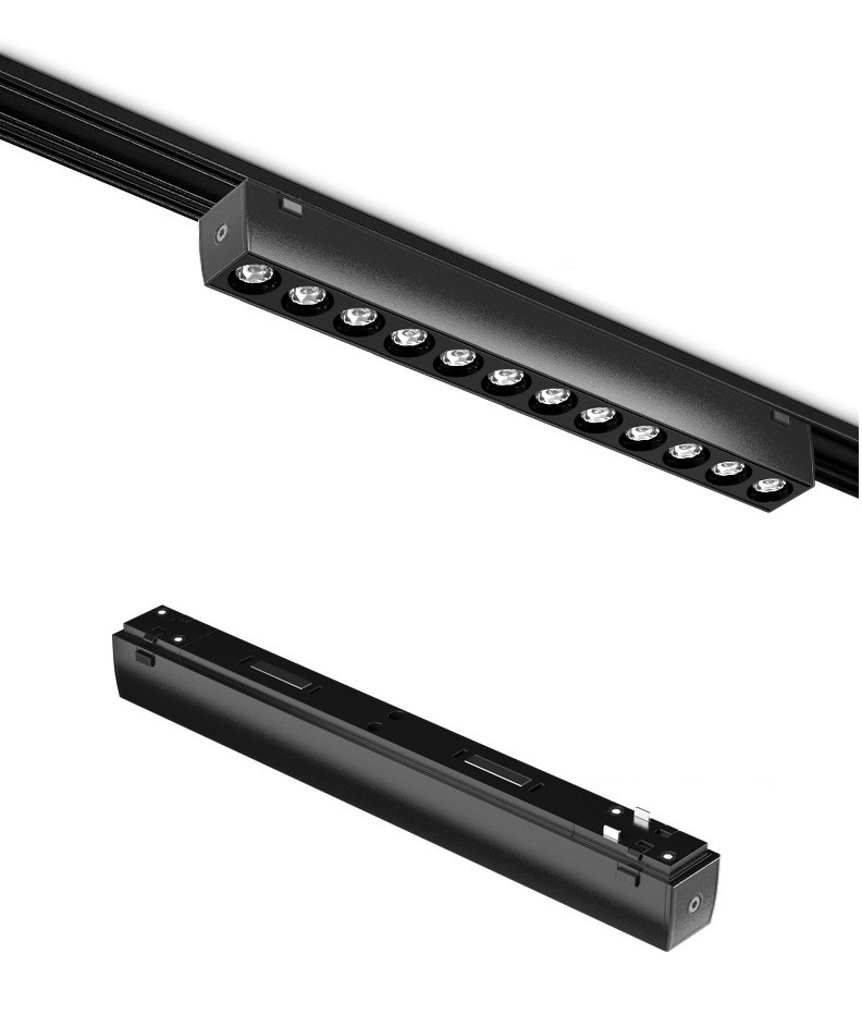 Ultra thin slim 26mm surface mounted linear magnetic track light 3W 5W 7W 10W 15W 20W led magnetic ceiling light