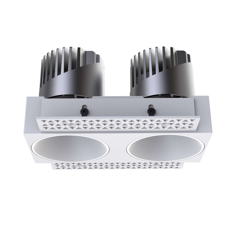 DA series tilt down light 7w 10w 15w 20w 30w modern round led adjust down lights design in Round, Square, Trimless Recessed