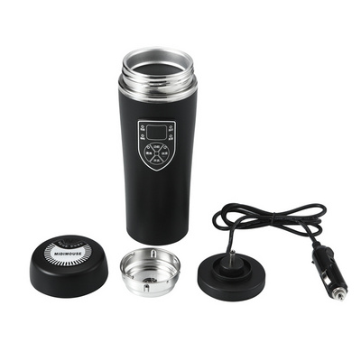 Car Heating Cup Auto 12V Heating Cup Electric Kettle Cars Thermal Heater Cups Boiling Water bottle Auto Accessories 350ML