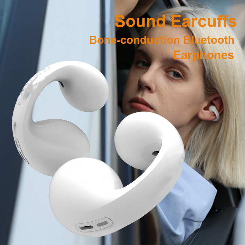 Bone Conduction Earring Headset TWS Sport Ear clip Earbuds for Ambie same size