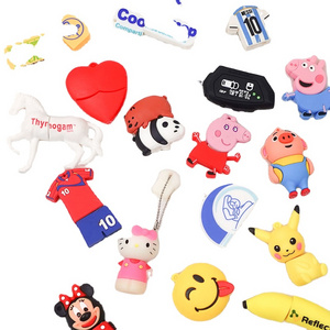 Free mold PVC USB flash drive USB memory stick 8Gb 32Gb 64Gb rubber USB cartoon 2D 3D