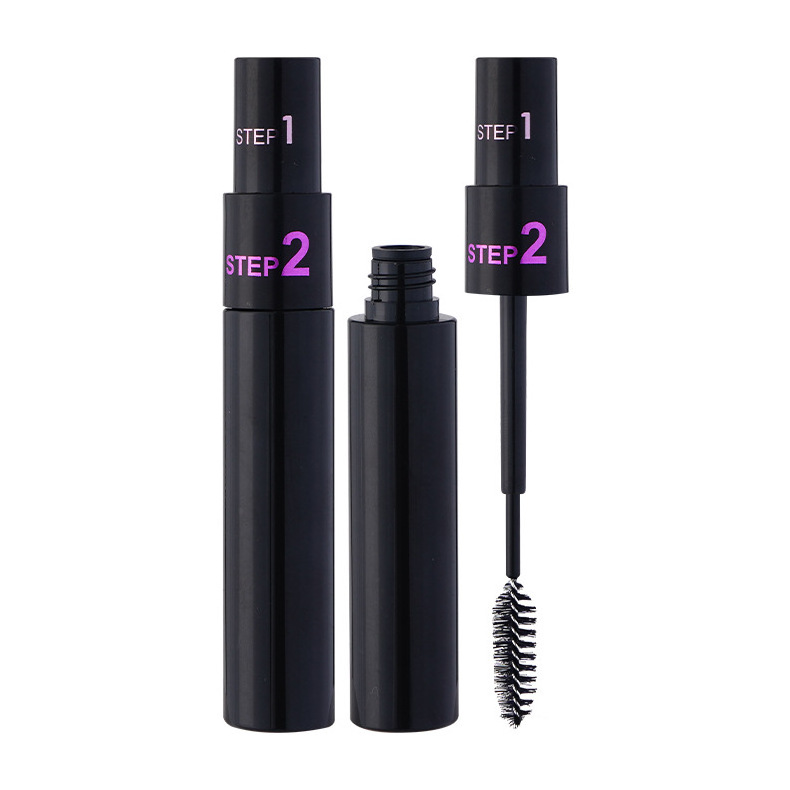 Rose gold silver pink black white rainbow tube No Logo Private Label 3D 4D 5D Fiber Eyelash Mascara