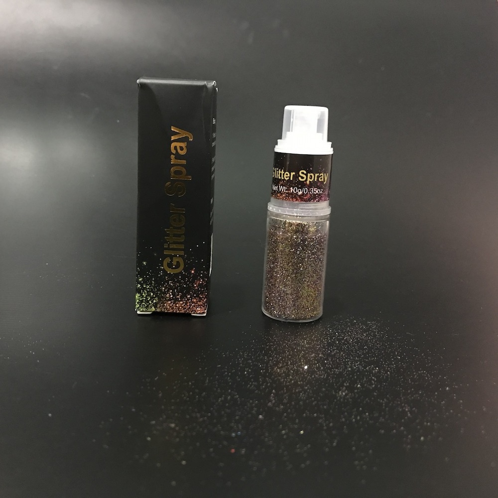 New Holographic Loose Dust Cosmetic Hair Face Body Glitter Spray in Pump Bottle for Festival Craft