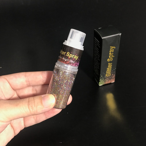 New Holographic Loose Dust Cosmetic Hair Face Body Glitter Spray in Pump Bottle for Festival Craft