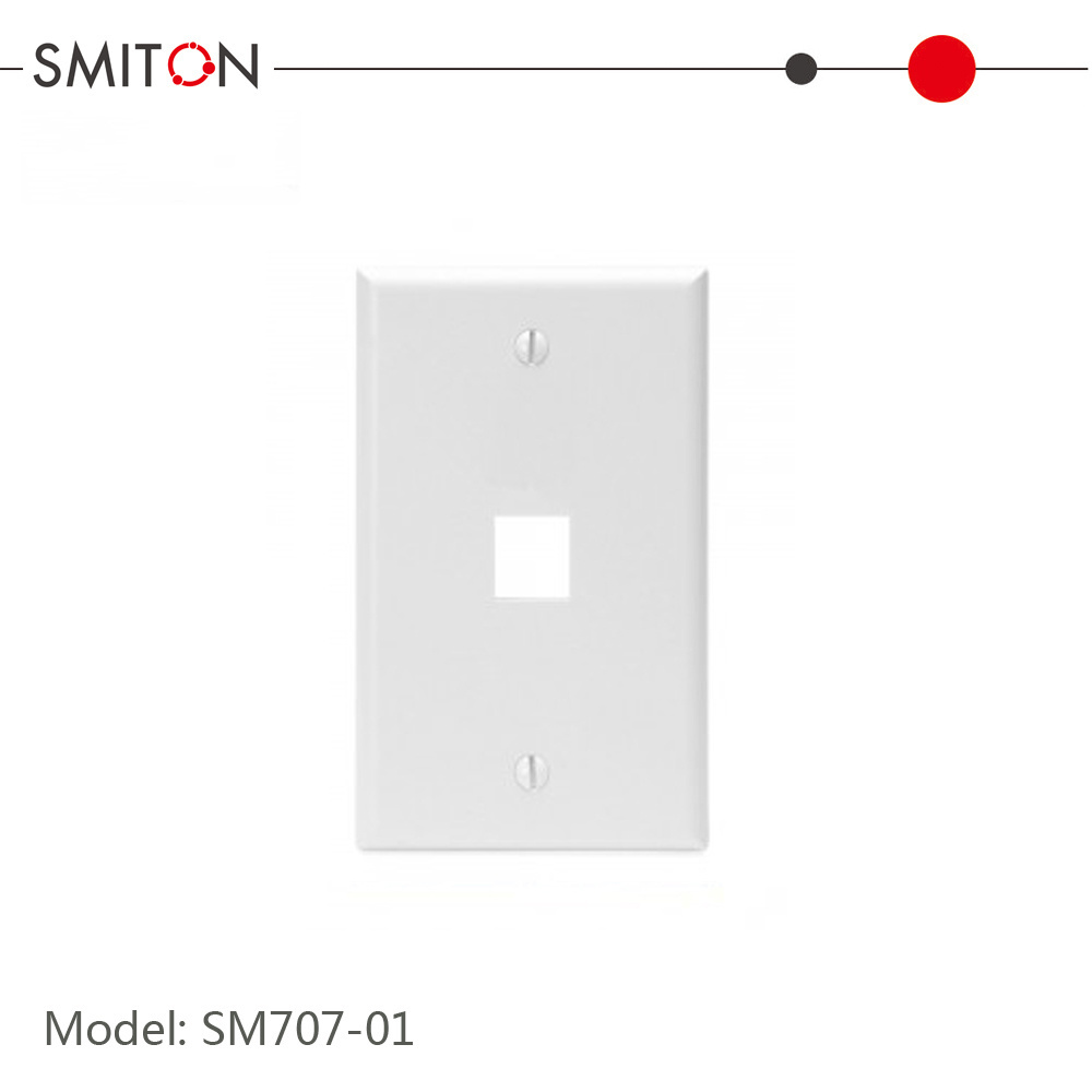 Wall Plate For Keystone Plate With 6 Holes