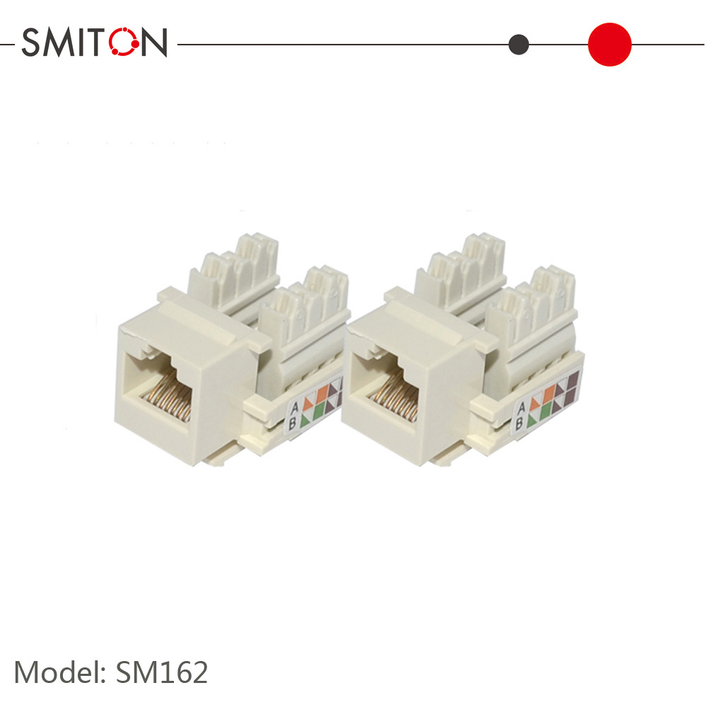 8P8C Cat5 Modular Jack UTP RJ45 Cat5e Keystone Jack