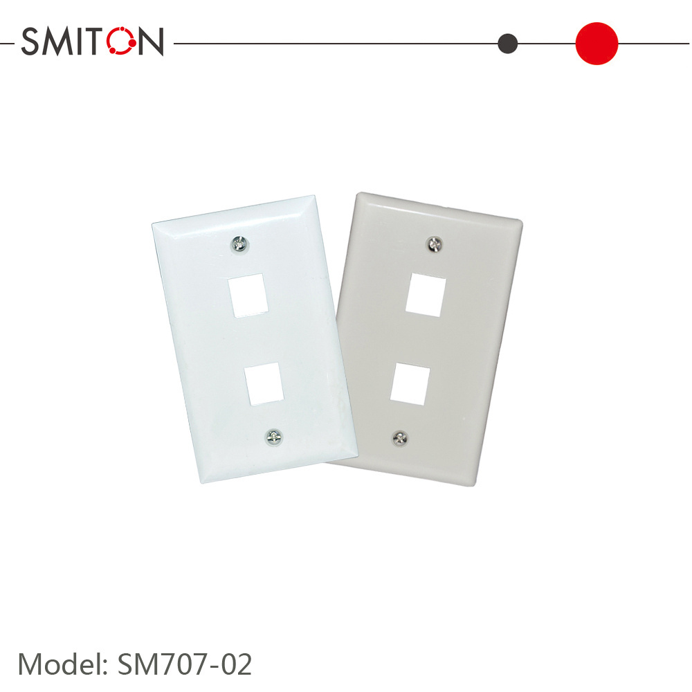 Wall Plate For Keystone Plate With 6 Holes