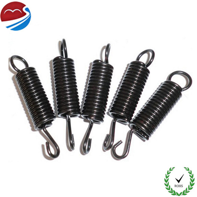 Factory titanium steel micro long hook extension helical  tension spring for swing chair