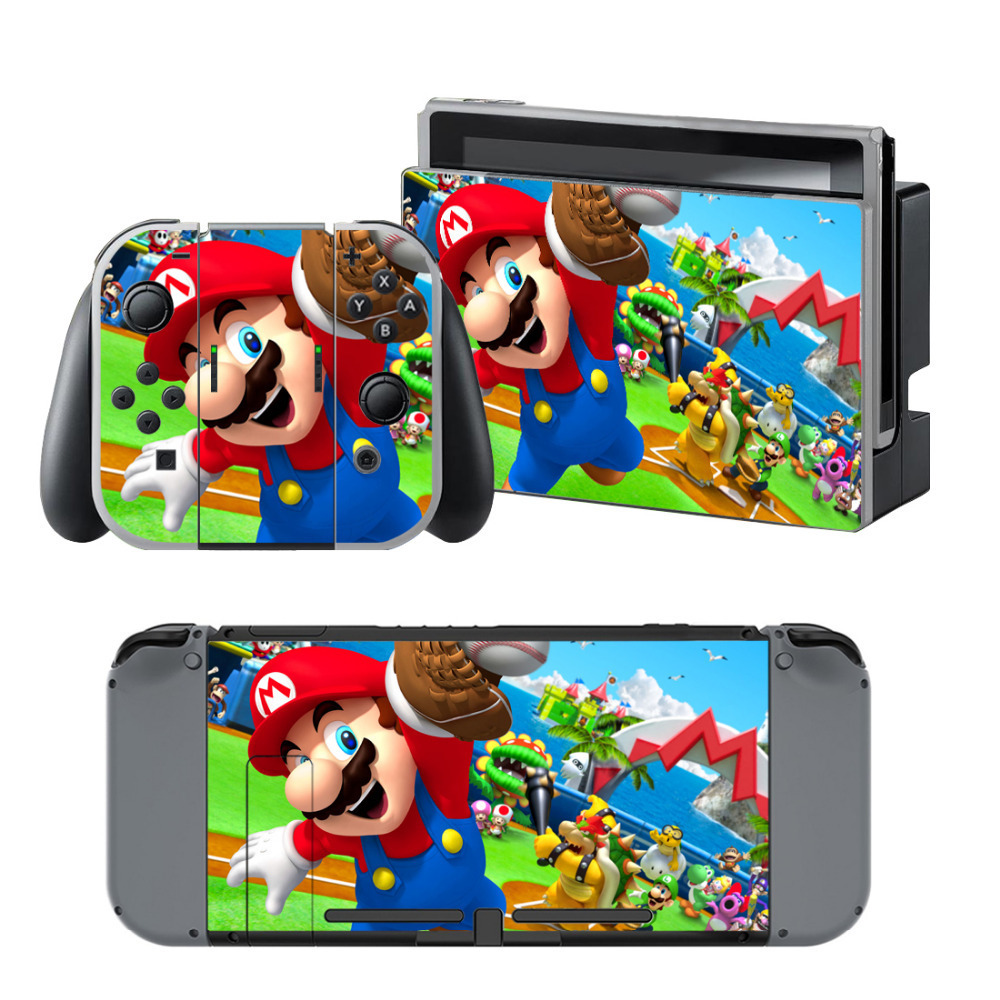 Switch Game Character Skin Cute Kawaii Cartoon Design Sticker For Nintendo Switch