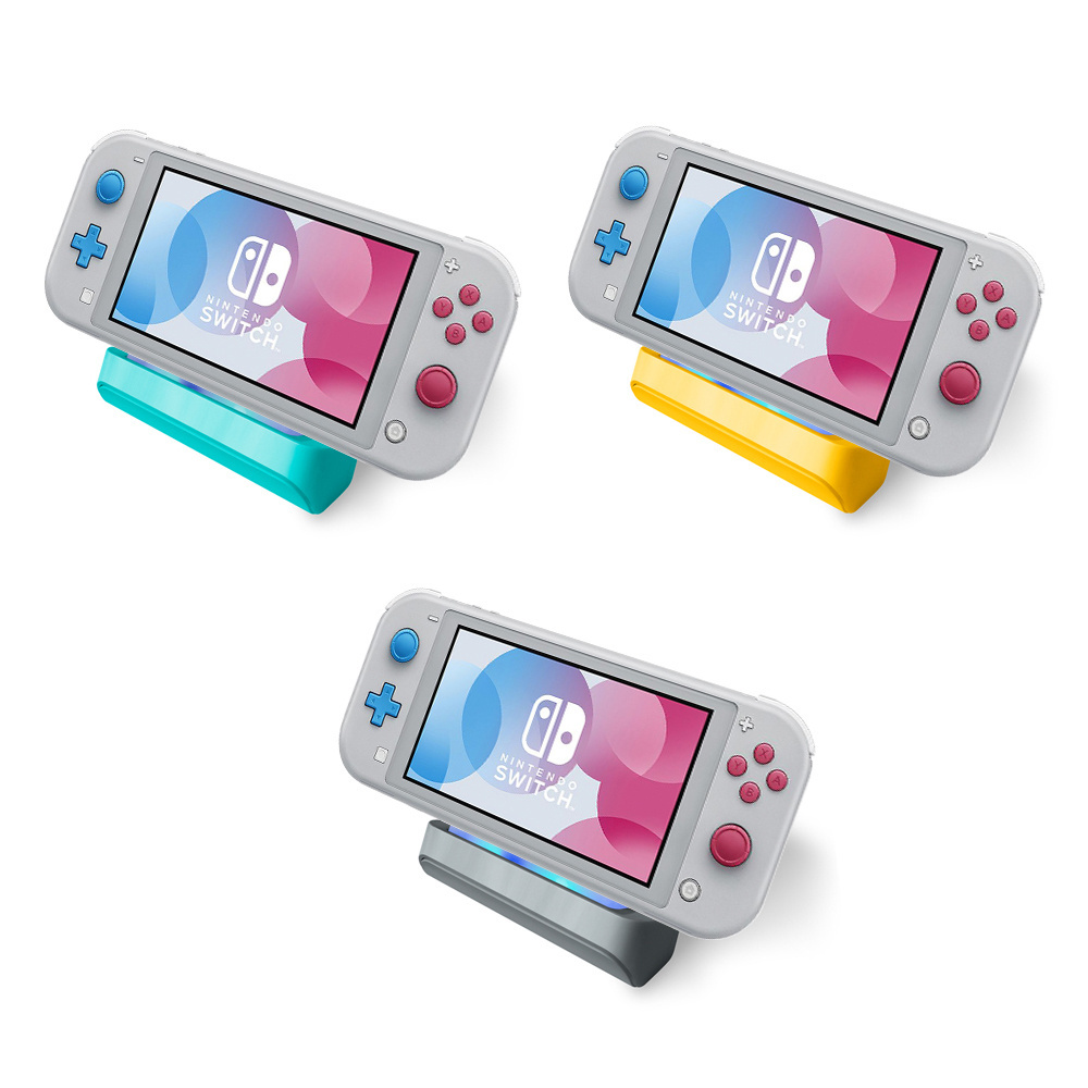 Newly Multi Color charger dock charging stand for Nintendo Switch Lite with USB-C Cable