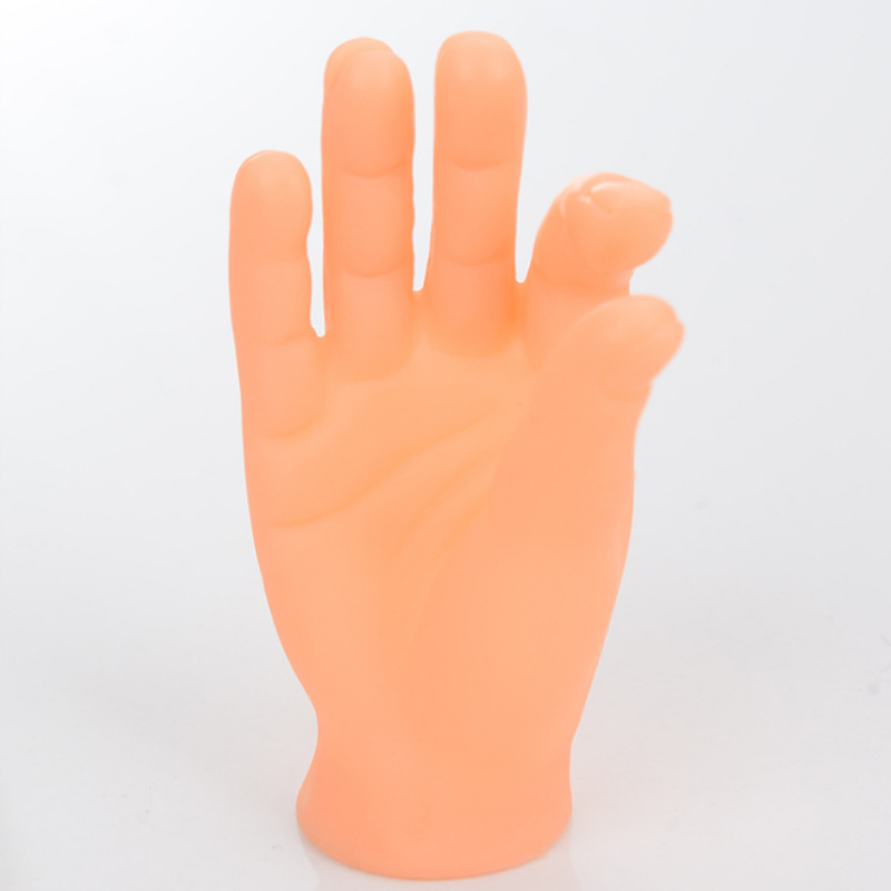 TIK Tok Rubber Mini Cute Massage Tool Left Right Cat Teasing Finger Hands Puppets Toy Tiny Hands