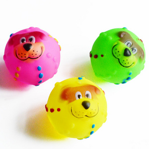 New Rubber Pet Treat Ball Dog Eco-Friend Pet Dog Outdoor Sports Tennis Dog Cat Pet Plush Ball Toys