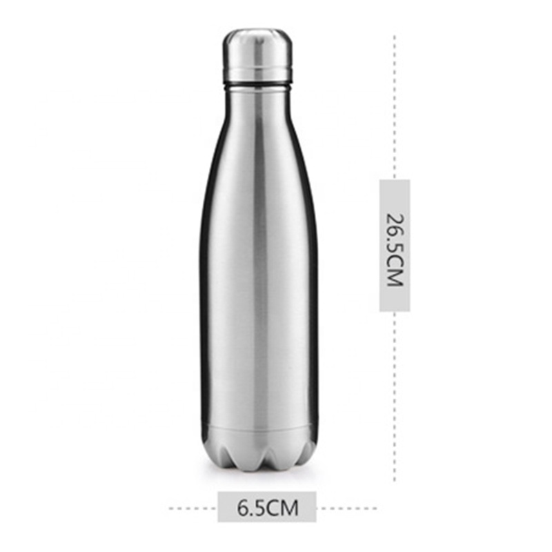 500ml 17oz Custom Logo Double Wall Stainless Steel Vacuum Insulated Thermos Water Bottle