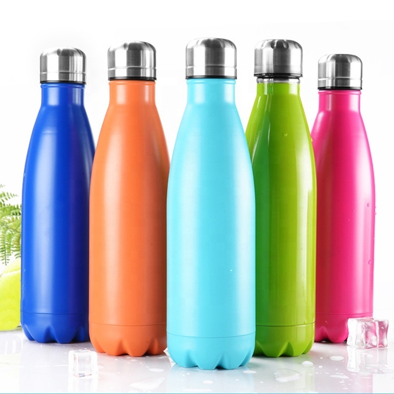 500ml 17oz Custom Logo Double Wall Stainless Steel Vacuum Insulated Thermos Water Bottle