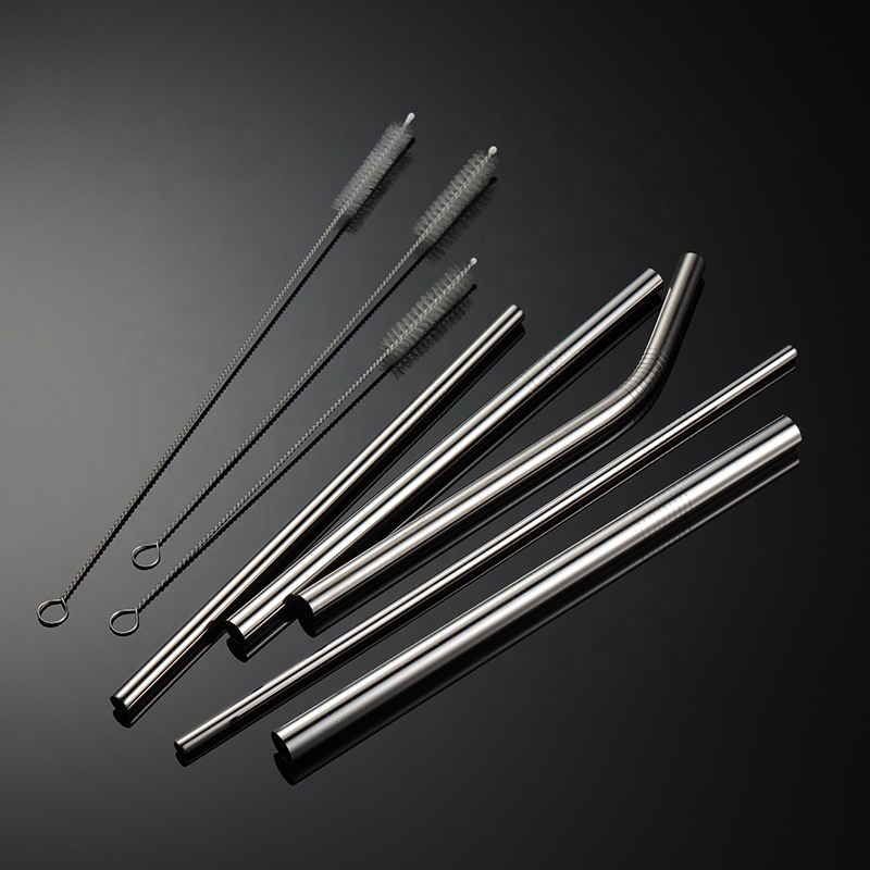 Eco Friendly Reusable Metal 304 Stainless Steel Drinking Straw