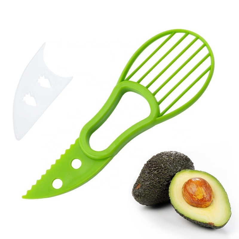 Kitchen Multifunctional Fruit Tool Avocado Peeler 3 in 1 Avocado Slicer