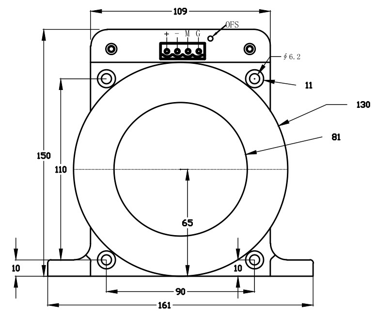 SCD9 Series Fluxgate Current Sensor