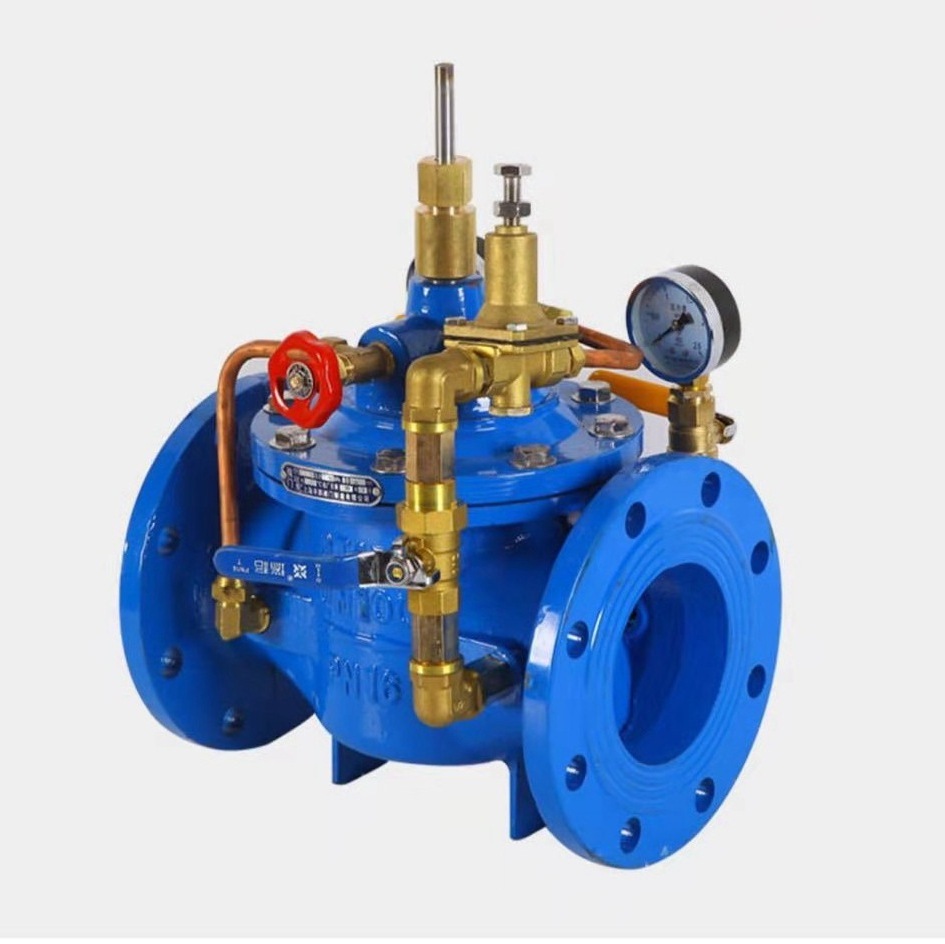 400X Pilot Operated Hydraulic Control Valve Automation water diaphragm flow control valve