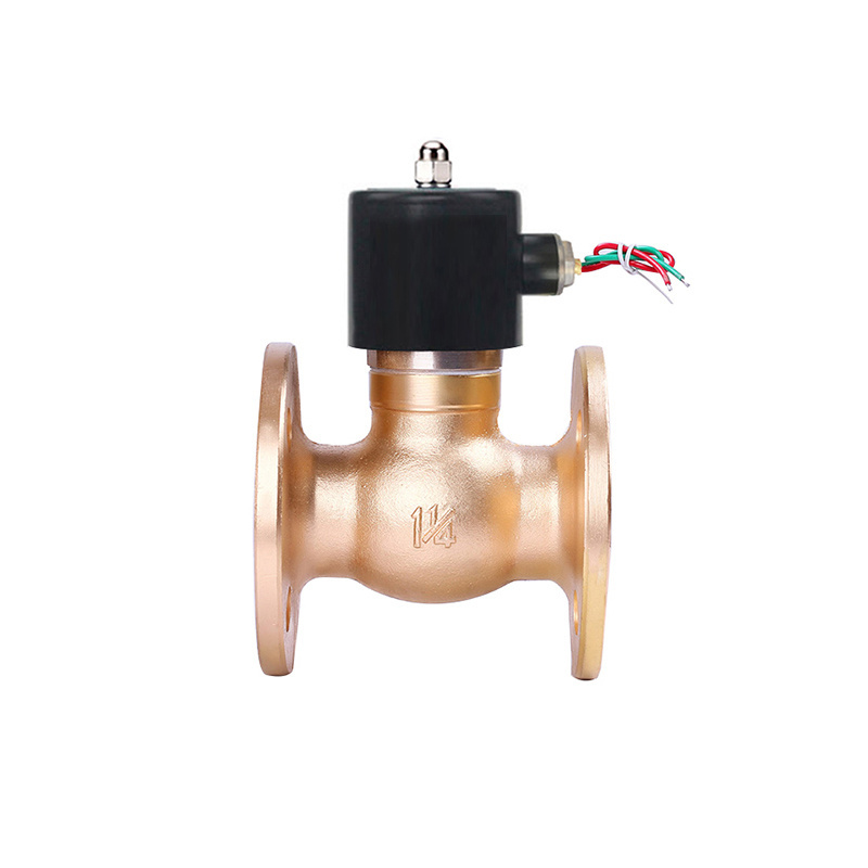 ZQDF 10bar 2inch solenoid valve stainless steel 304 flange 12Vdc normally close 2 way water Solenoid Valve