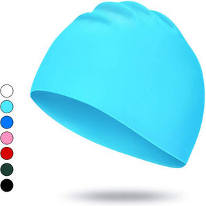 Factory Direct Sell Silicone Printing Swimming Cap Custom Logo Swimming Cap