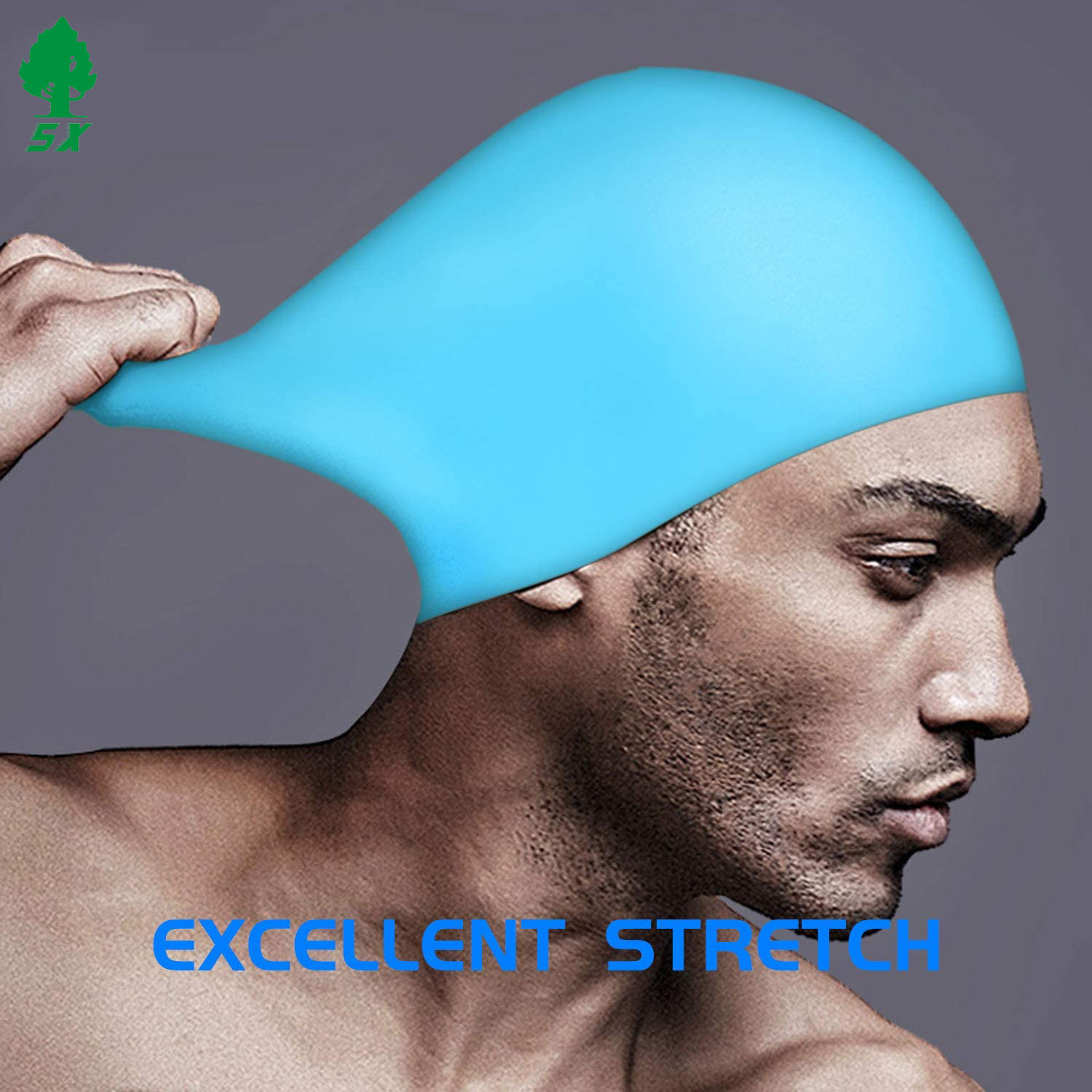 Factory Direct Sell Silicone Printing Swimming Cap Custom Logo Swimming Cap