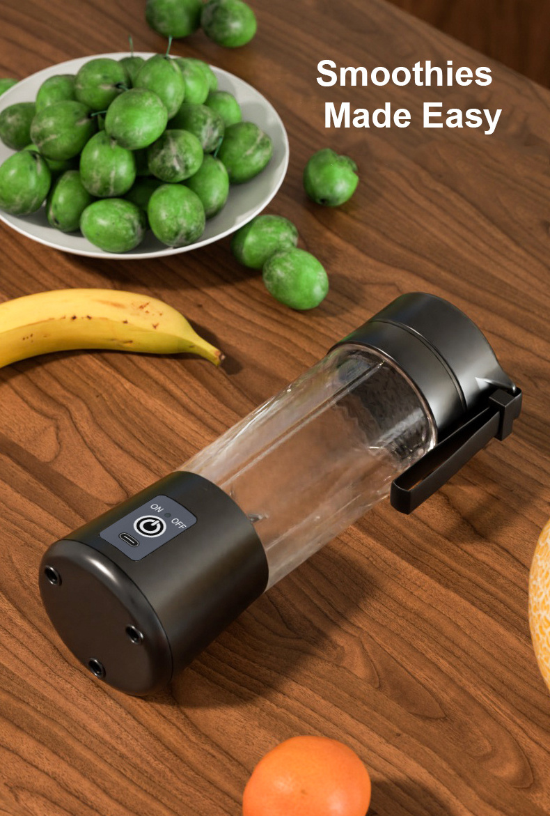 Factory 380ML usb recharge electric mini mixer juice machine smoothie fresh juicing bottle  blender portable blender