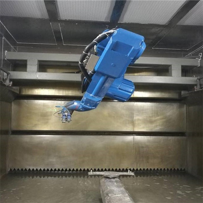 Water borne UV paint spraying equipment Hanging air conditioner inner shell surface automatic painting robot arm