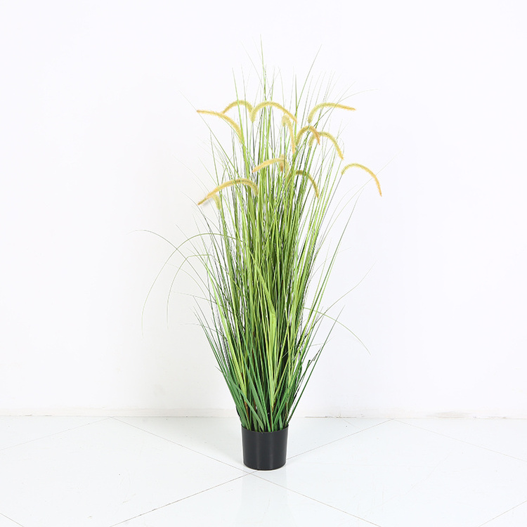 Wholesale plant Garden design Artificial Reed Grass Artificial plant  Bonsai Onion Grass for decoration