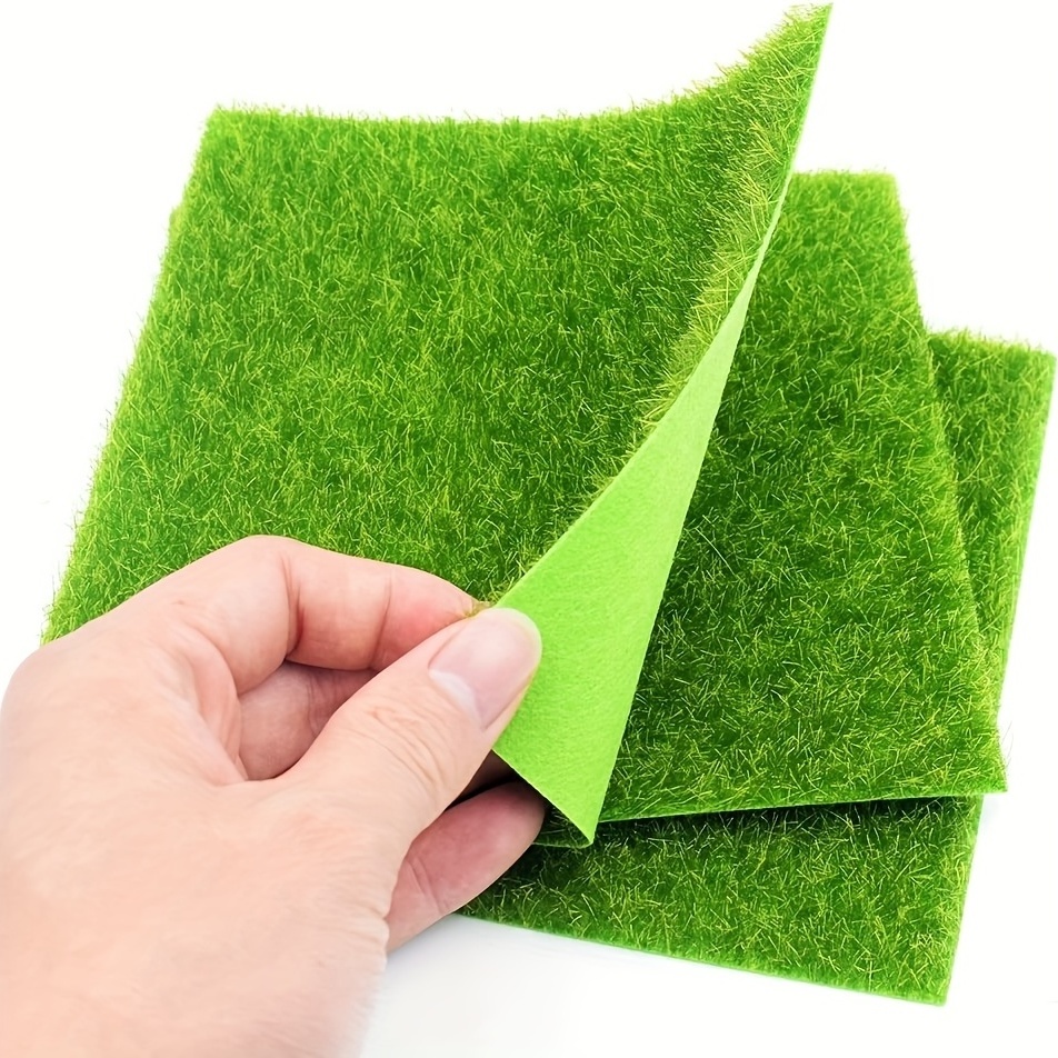 Shangpin USA EU Local Shipping In Stock Turf Grass Garden Oasis With 4 Packs Of 6x6 Artificial Grass For Crafts & Dollhouses!