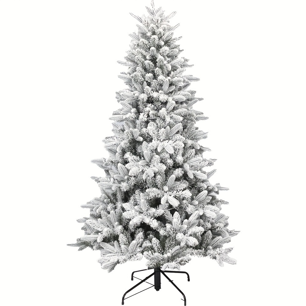 USA Christmas In Stock White Artificial Flocking Christmas Tree Simulation Snowfall Cedar Shopping Mall Window Decoration Tree