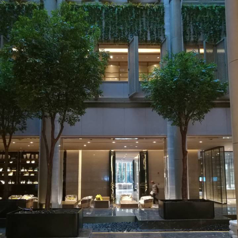 Look Natural Simulated Ficus Tree Hotel Mall Home Decor Indoor Large Fake Tree Lush Arboles Artificiales Banyan Tree