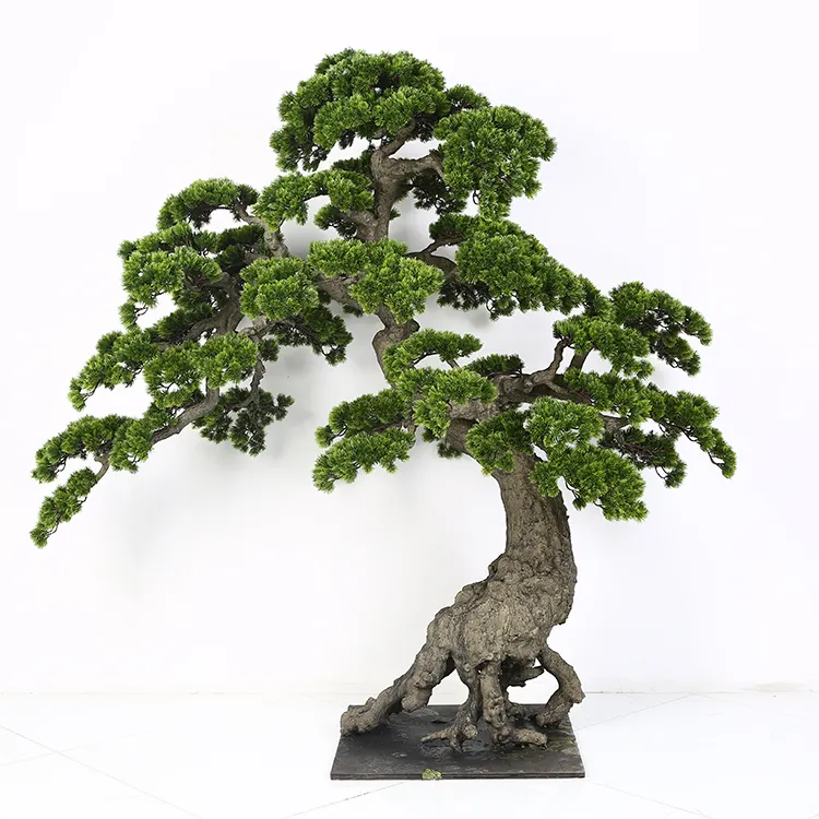 Factory Direct Sales Custom 2m 3m High Quality Plants Indoor Bonsai Cedar Trees Artificial Pine Tree For Home Indoor Decoration