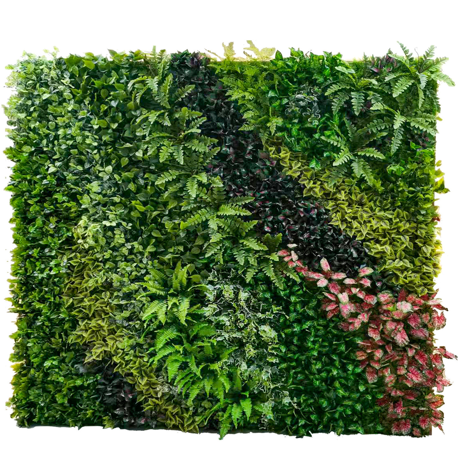 5-Star Hotel Decor Green Wall Plants Uv Resistant Green Wall Tile Long Lifespan Artificial Vertical Grass Wall Panel