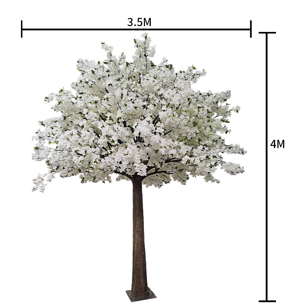 White artificial cherry blossom tree Artificial wedding tree Wedding table centerpieces