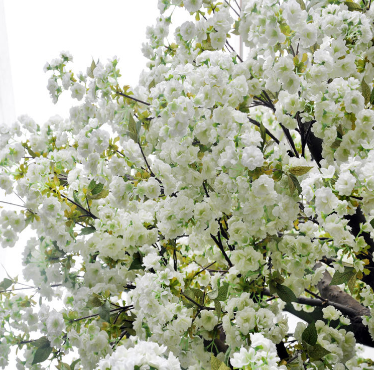 White artificial cherry blossom tree Artificial wedding tree Wedding table centerpieces