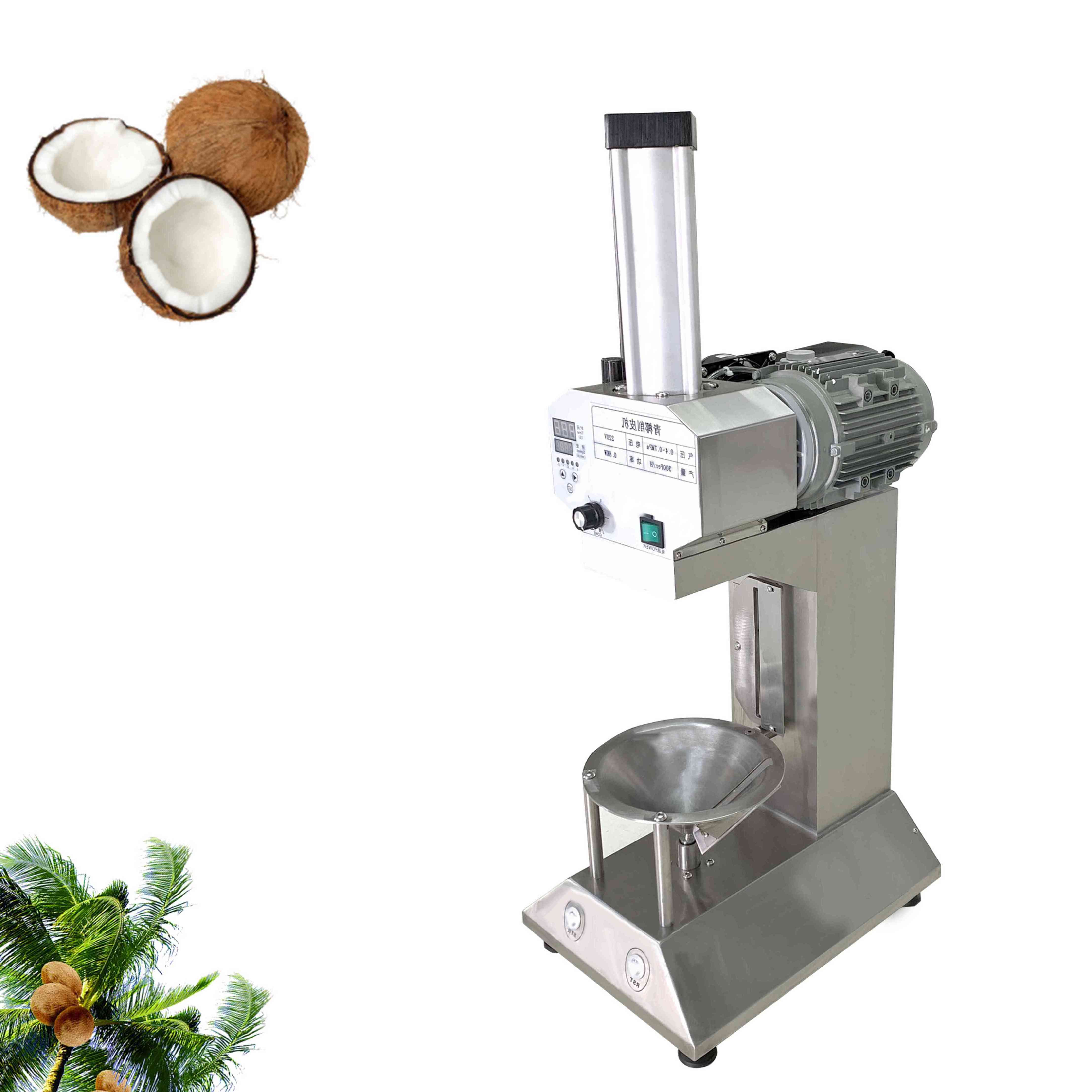 Automatic Green Coconut Peeling Machine / Young Green Coconut Skin Scraper Machine / Green Coconut Trimming Peeling Machine