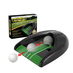 Training Aid Auto Ball Return Golf Automatic Putting Cup for Indoor Outdoor Golf Practice