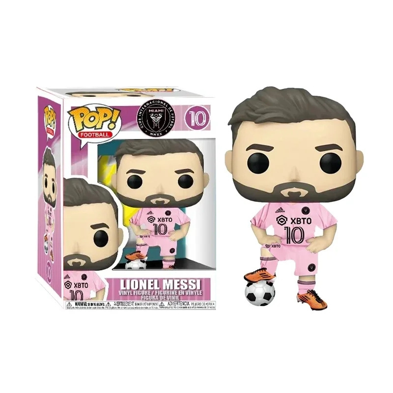 FUNK  Messi Ronaldo Real Madrid Football Stars Ornaments Action Figure Collection Model Toy for Children Birthday Toy Gift