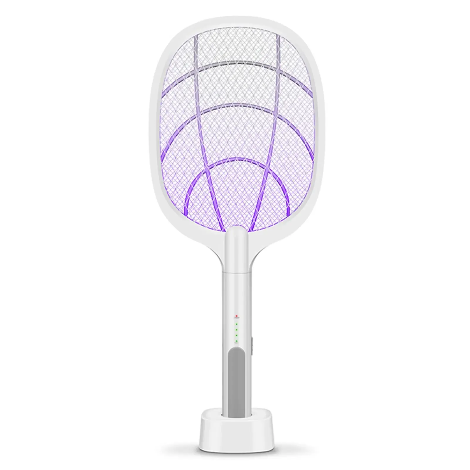 Electric Bug Zapper Racket Mosquito Killer Fruit Fly Swatter Zap LED Lighting Lamp 3 Layer Safety Mesh Safe to Touch