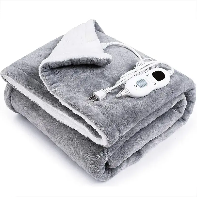 Electric Blanket 110V/220V Thicker Heater Timing Function Winter Body Warmer Shawl Knee Heating Blanket Washable Heating Pad