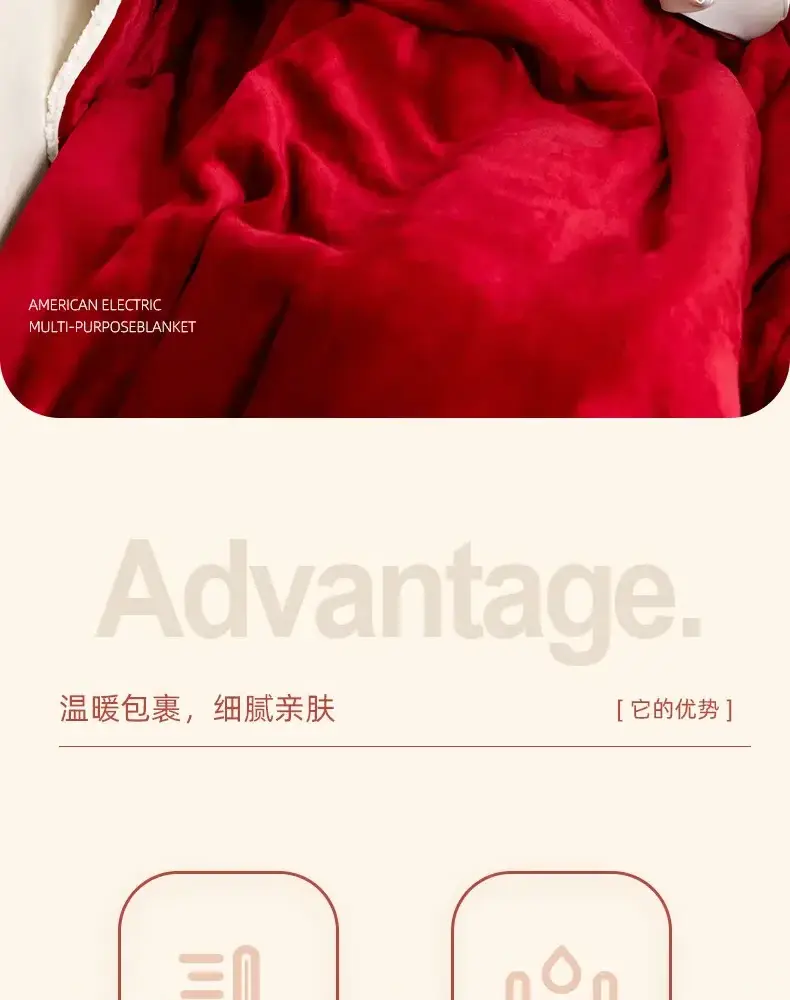 Electric Blanket 110V/220V Thicker Heater Timing Function Winter Body Warmer Shawl Knee Heating Blanket Washable Heating Pad