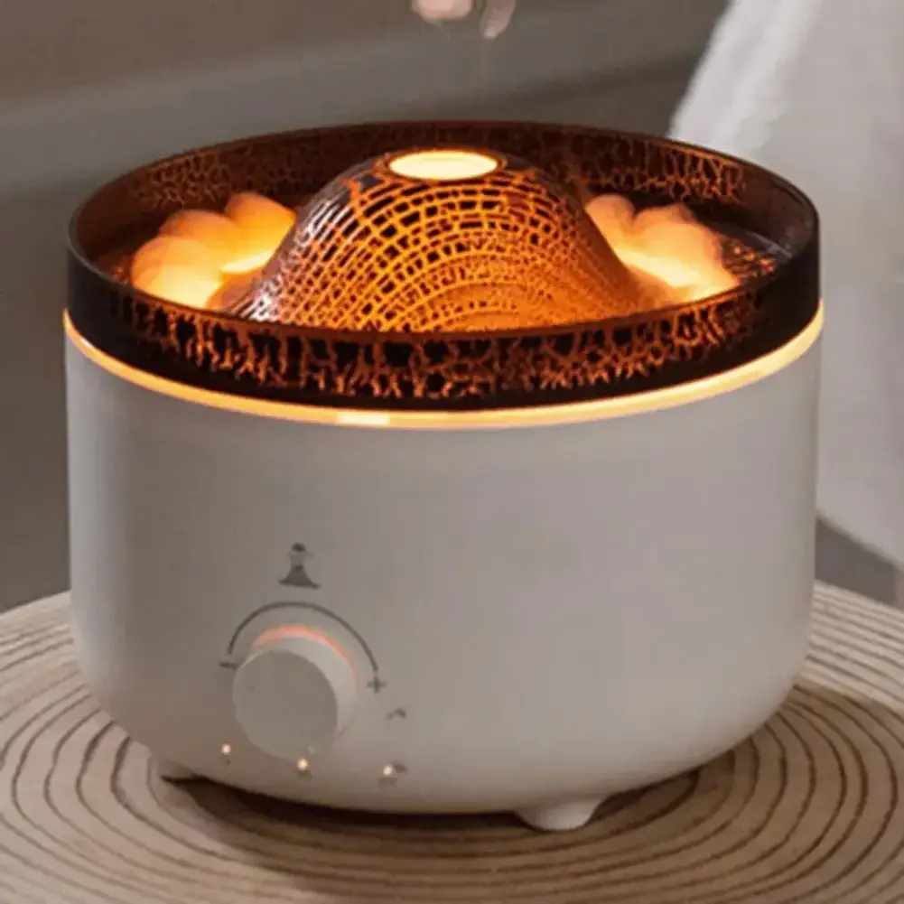 Jellyfish Air Humidifier Moisturize Skin Flame Mini Humidifier Automatic Spraying Portable Supplies for Home Office Yoga