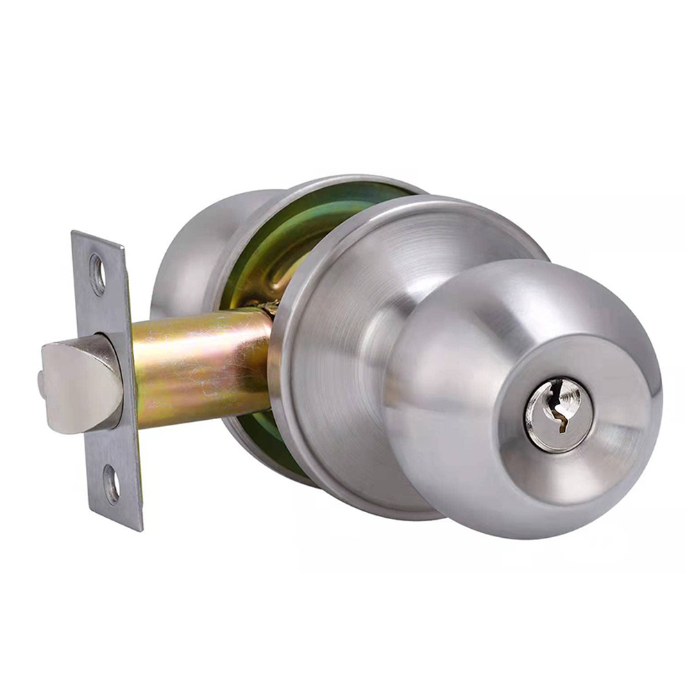 Door Handle Lever Lock Door Handle Set Round Knob Double Cylinder Deadbolt Door Lock Privacy Deadbolt Lock