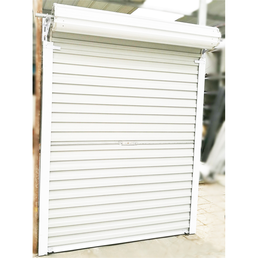 China Wholesale Metal Building Garage Doors Low Price Side Sliding Motorised Low Price Aluminum Roller Shutter Garage Door