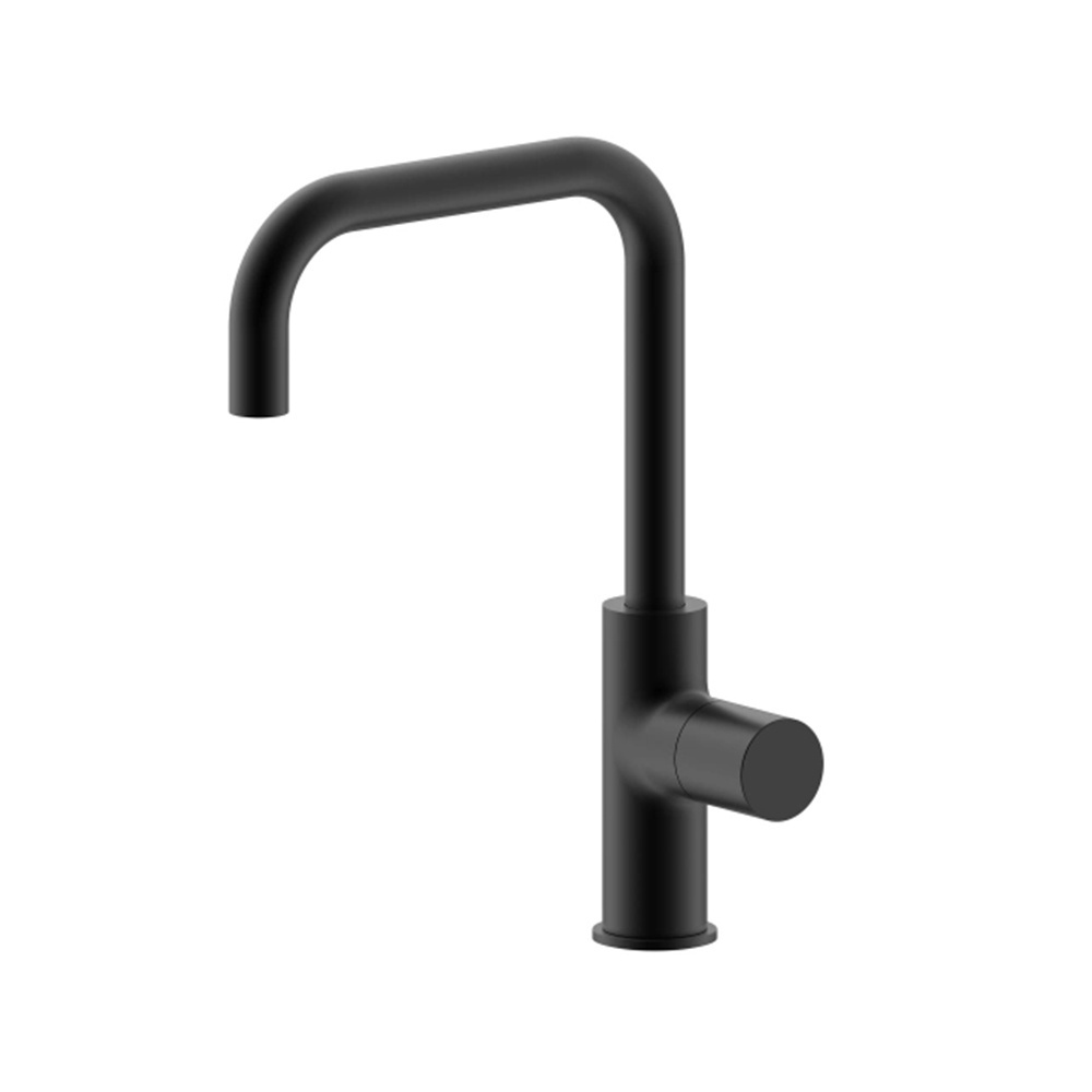 S304 Single Handle Kitchen Stainless Steel Matte Black Drinking Water Faucet Single Handle Hot and Cold Brass Faucet