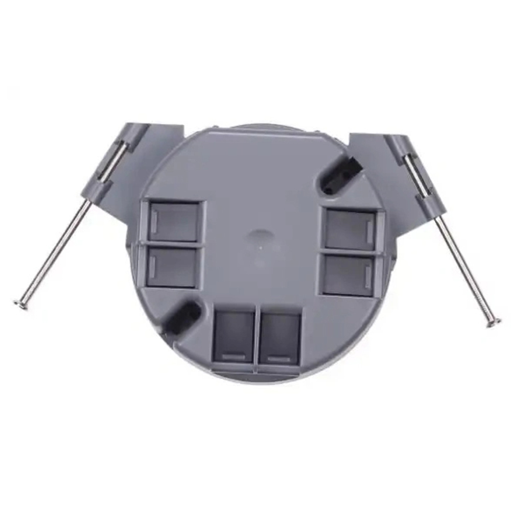 Round Electrical Enclosure Old Work Junction Box Gray Blue Ceiling Boxes 18 Cubic Inches Pancake Box with UL ETL Listed