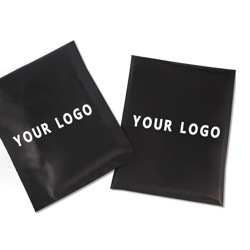 Custom Low MOQ Black Packing Mailing Bags Custom Courier Bag Plastic Shipping Bag