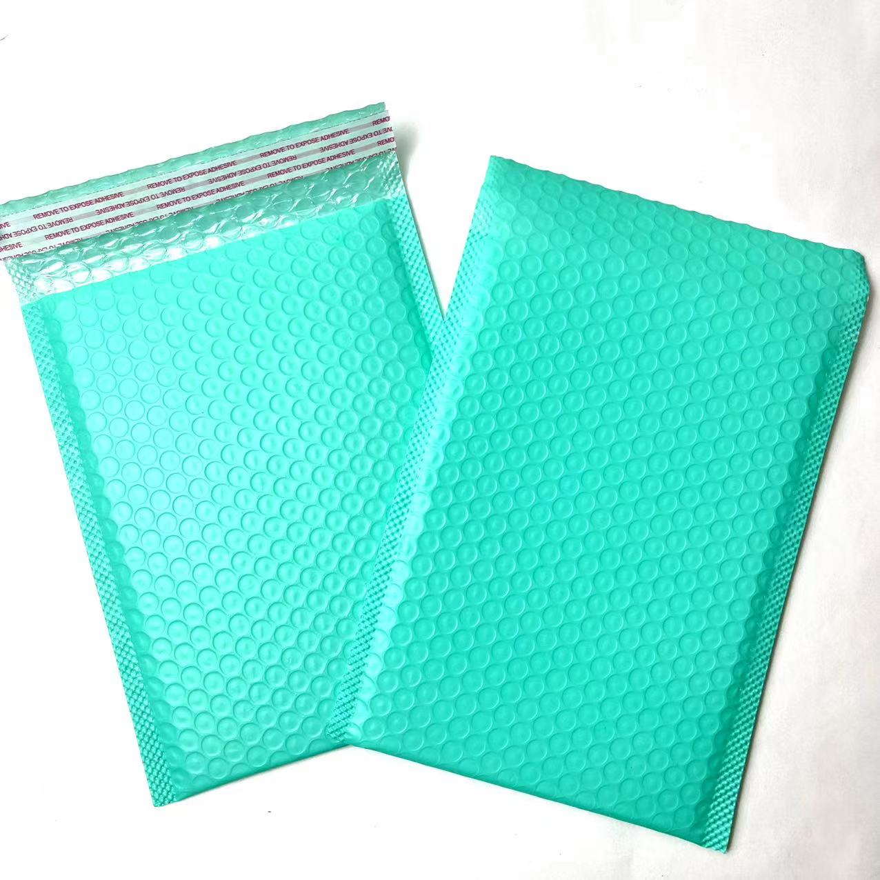 Various Stock Sizes Colorful Printing Eco Bubble Mailers Wholesale Purple Green Pink Plastic Bubble Bags Packing Envelopes