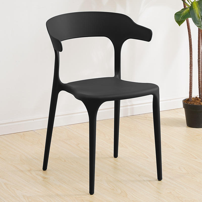 Dining Room Furniture Chair Stackable Modern Leisure Design Plastic Chair